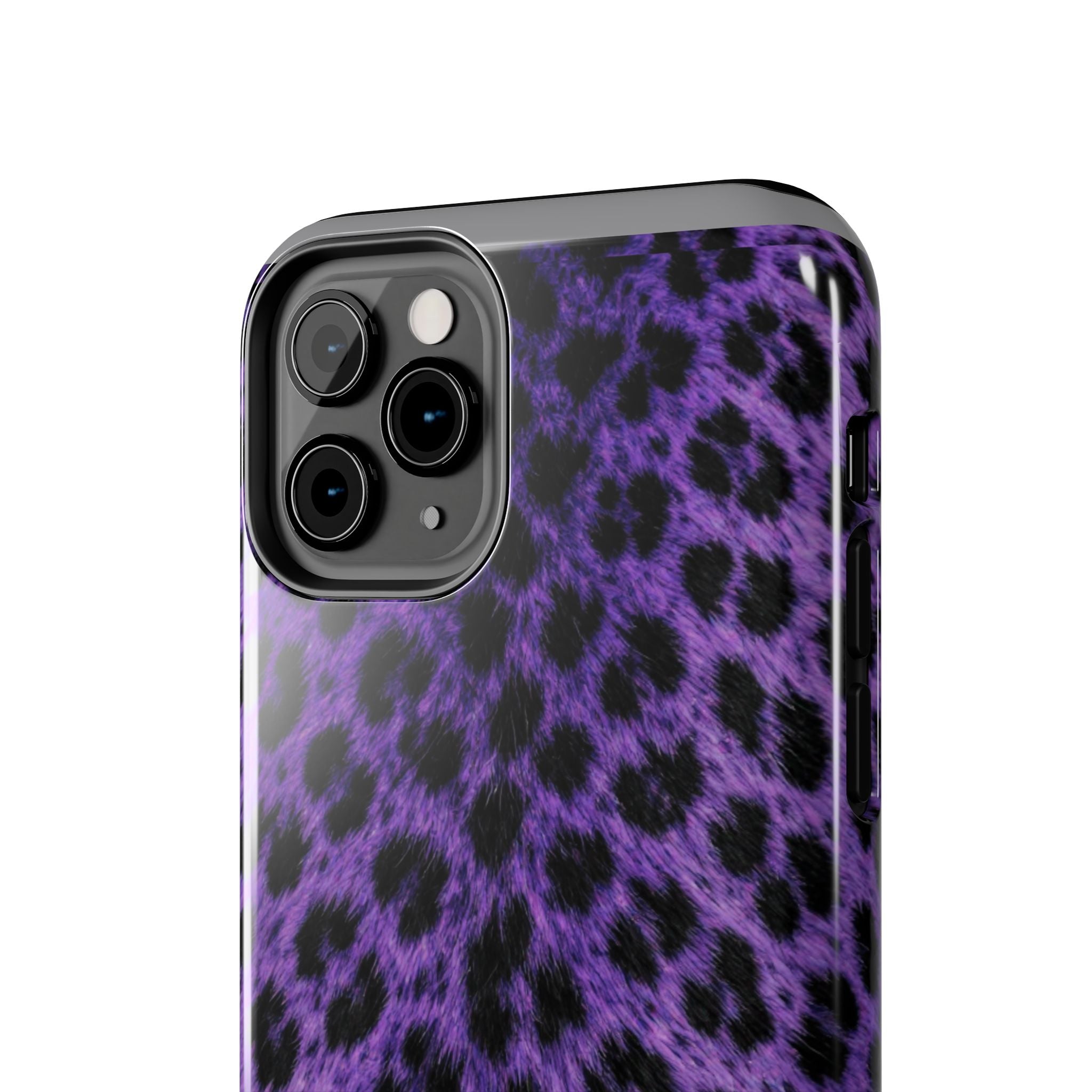 Purple Cheetah Print Phone Case — Tough Protective Cover