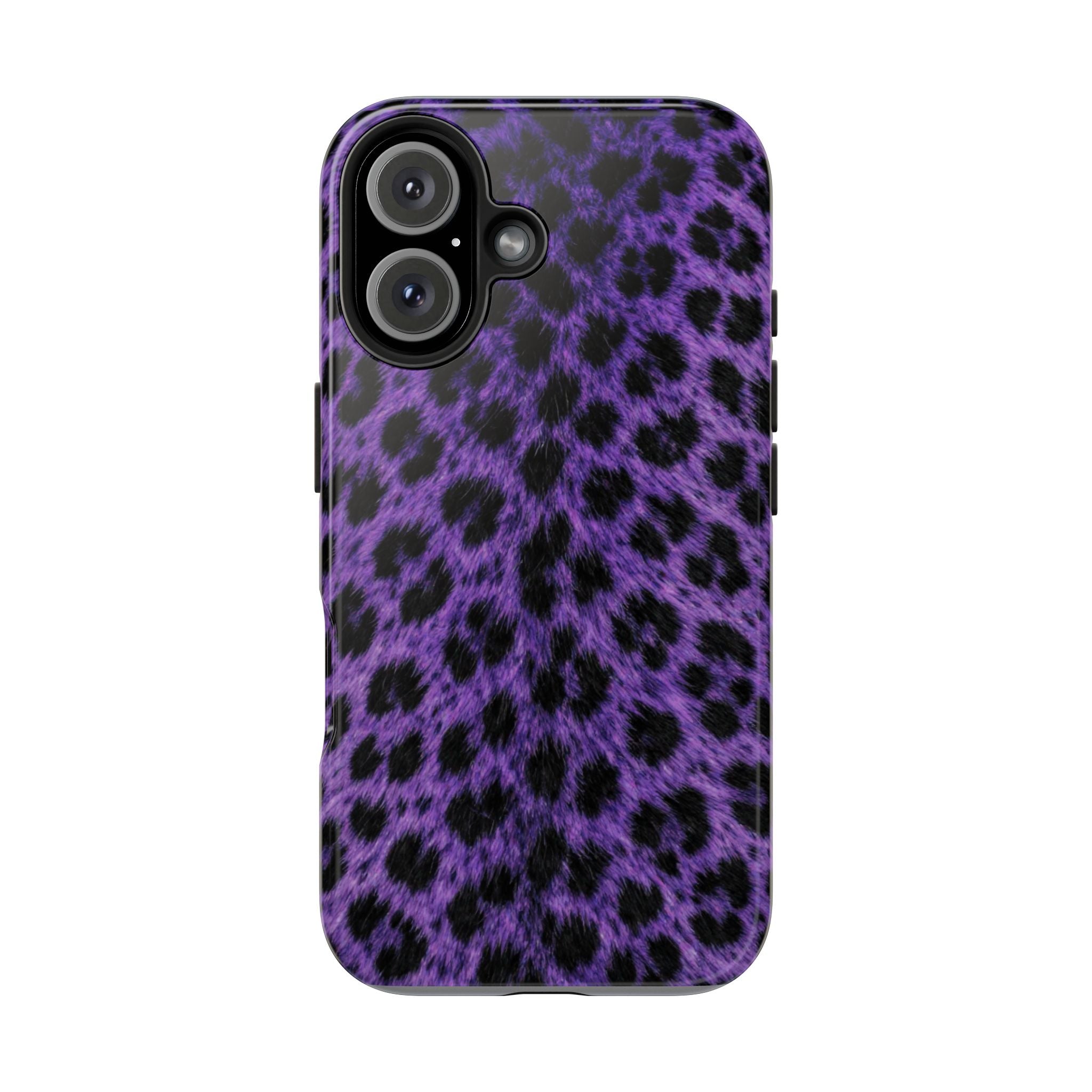 Purple Cheetah Print Phone Case — Tough Protective Cover