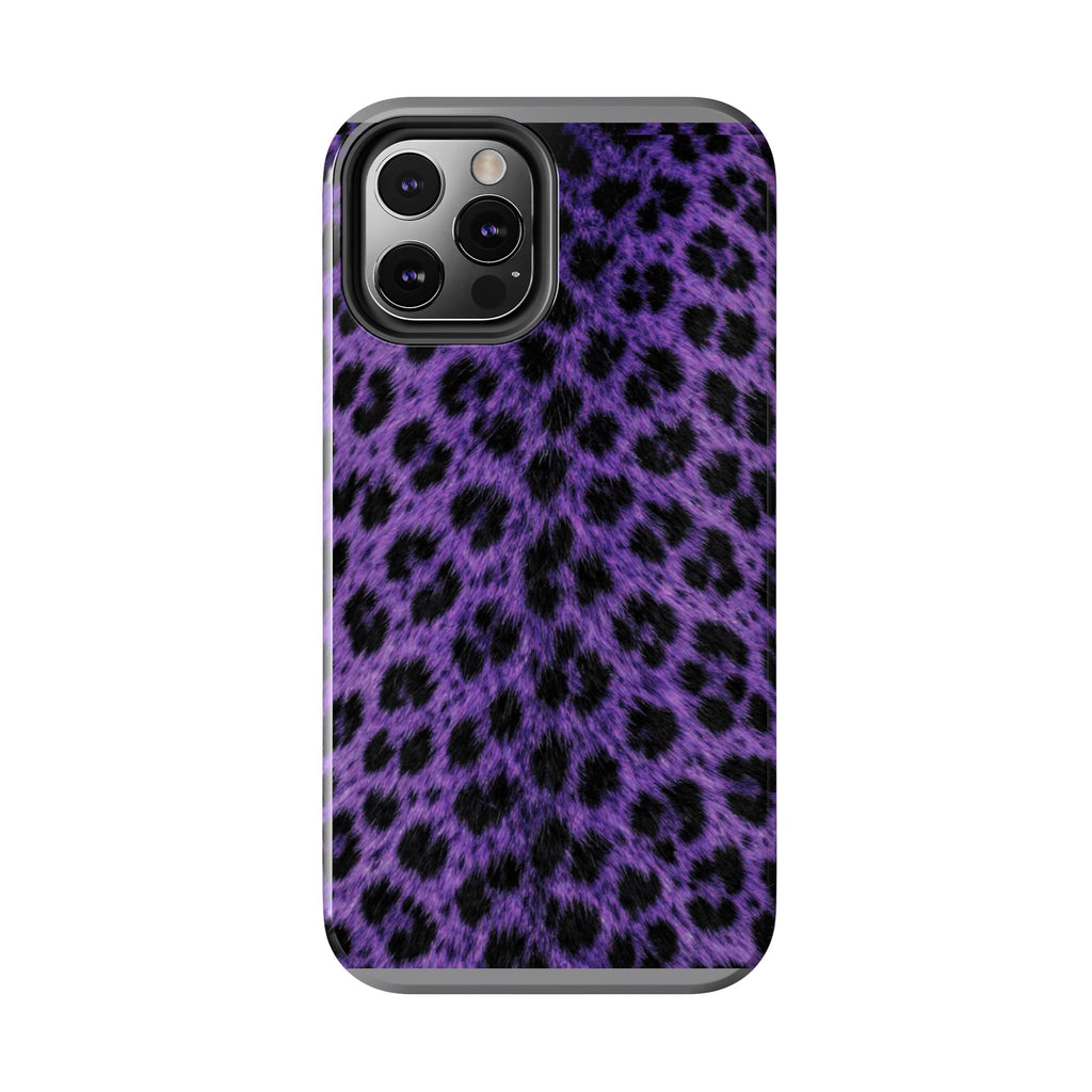 Purple Cheetah Print Phone Case — Tough Protective Cover