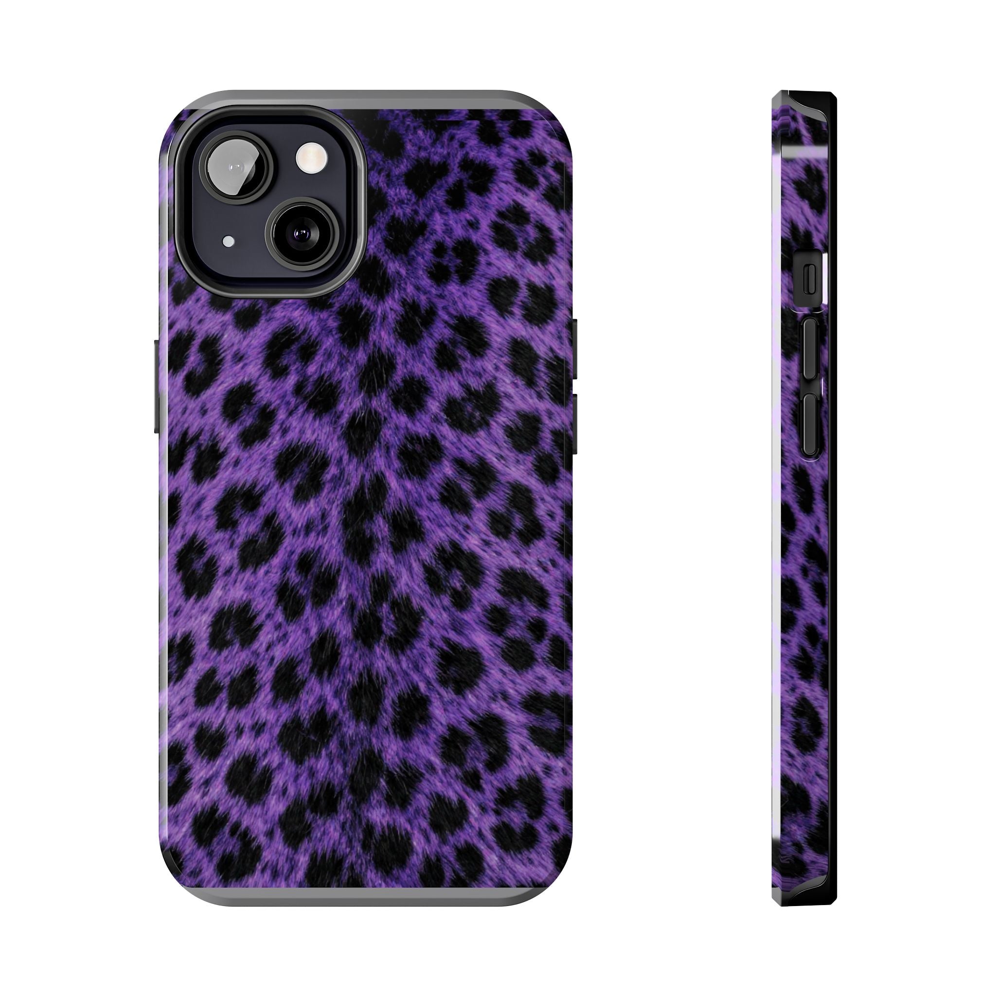 Purple Cheetah Print Phone Case — Tough Protective Cover