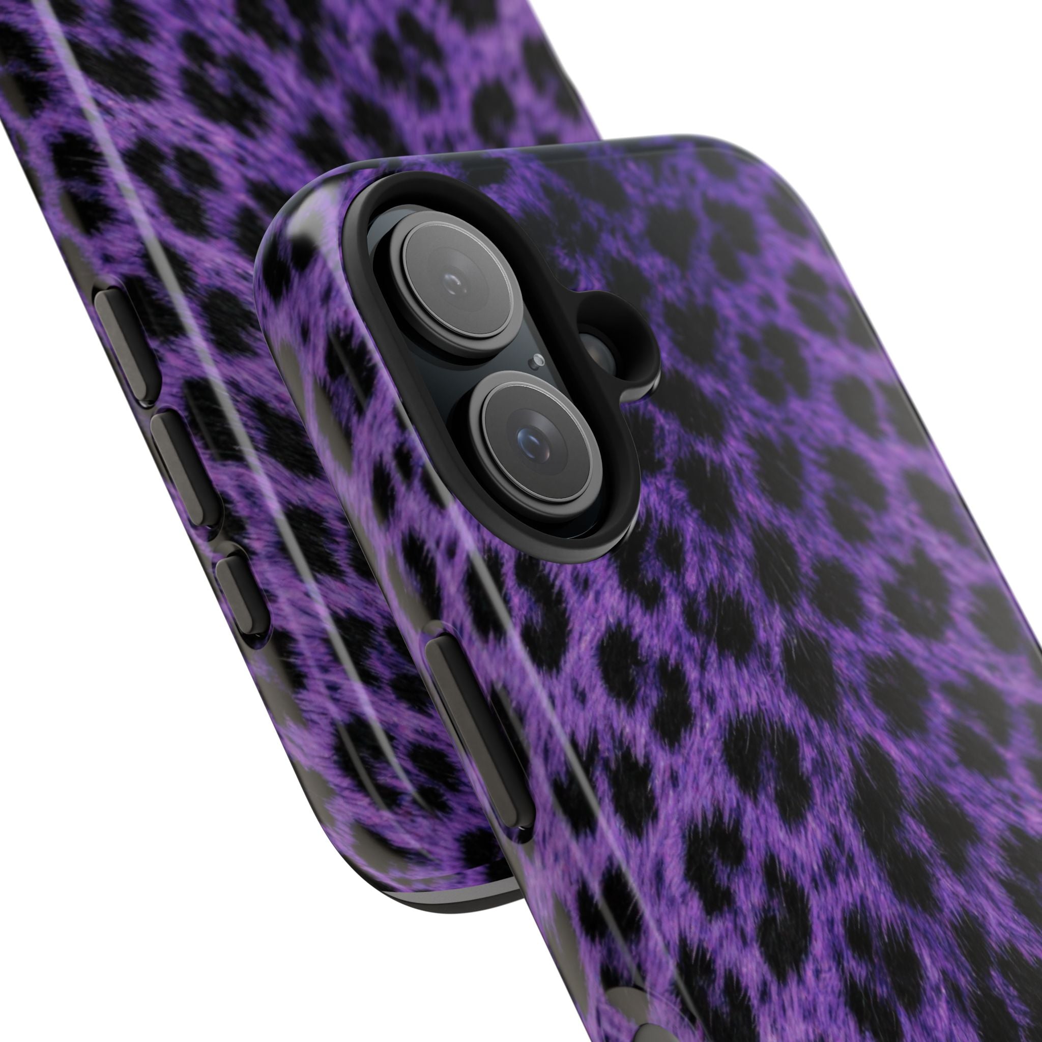 Purple Cheetah Print Phone Case — Tough Protective Cover