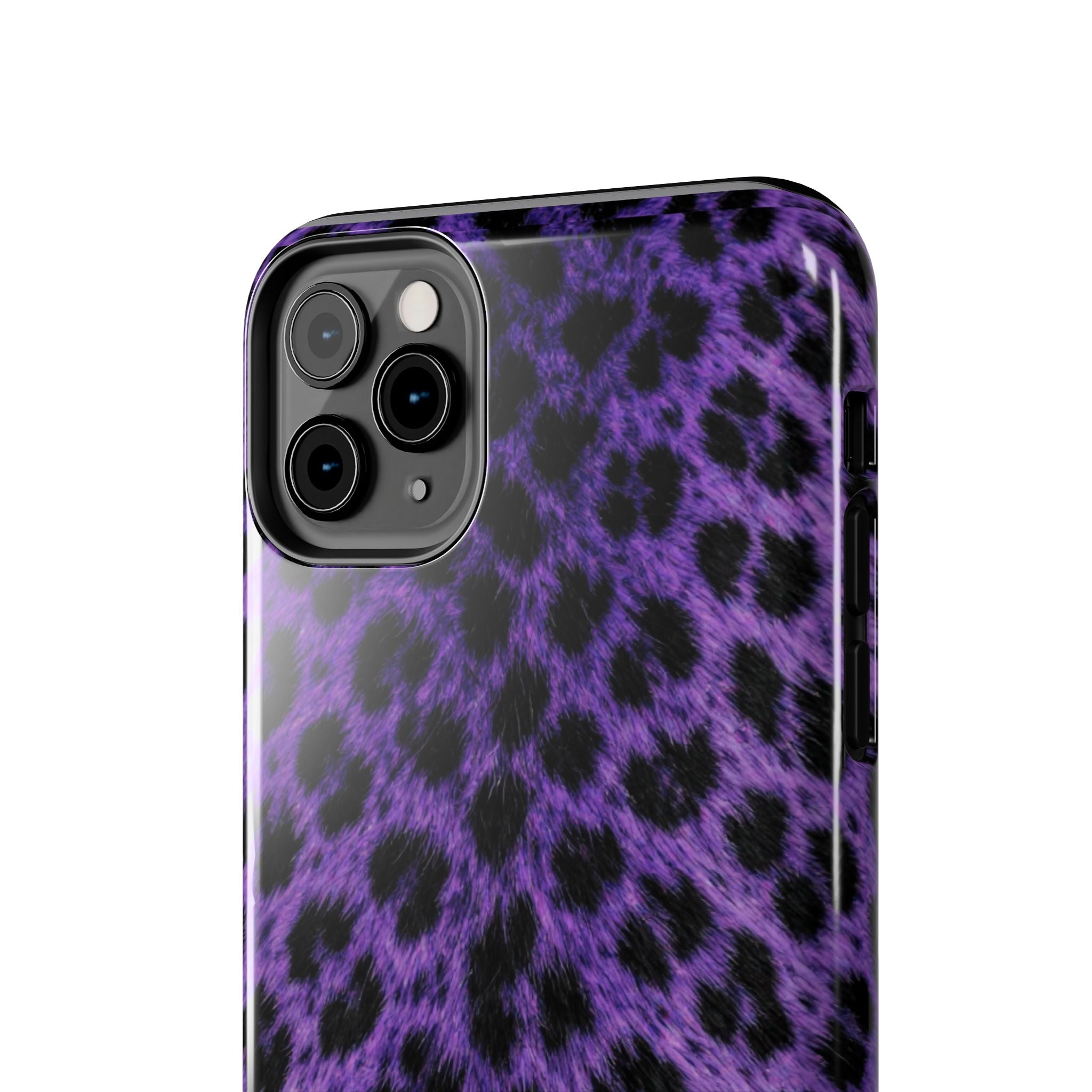 Purple Cheetah Print Phone Case — Tough Protective Cover