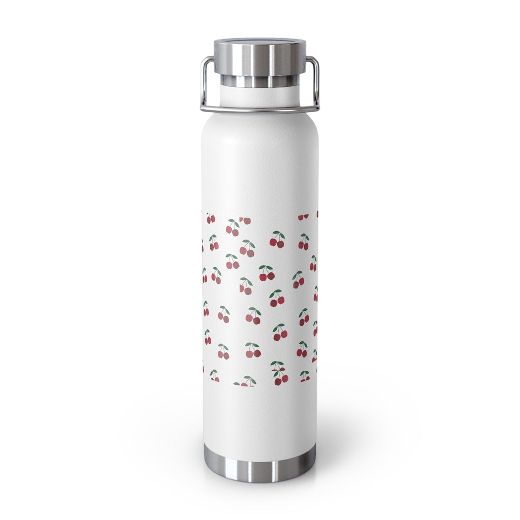 Cherry Pattern 22oz Insulated Water Bottle