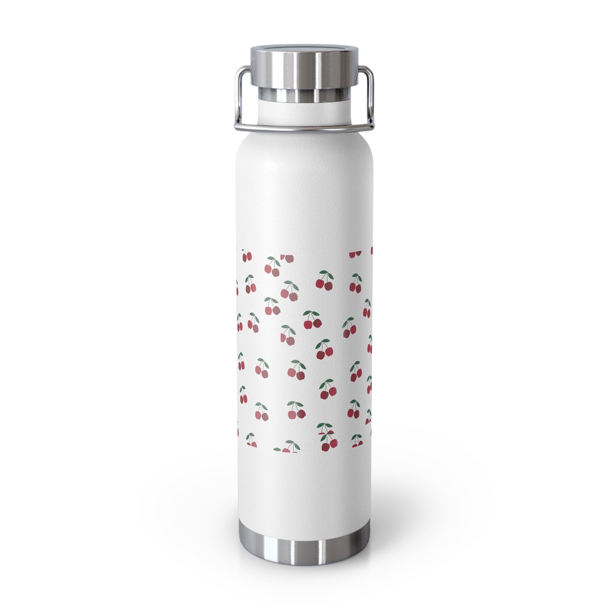 Cherry Pattern 22oz Insulated Water Bottle