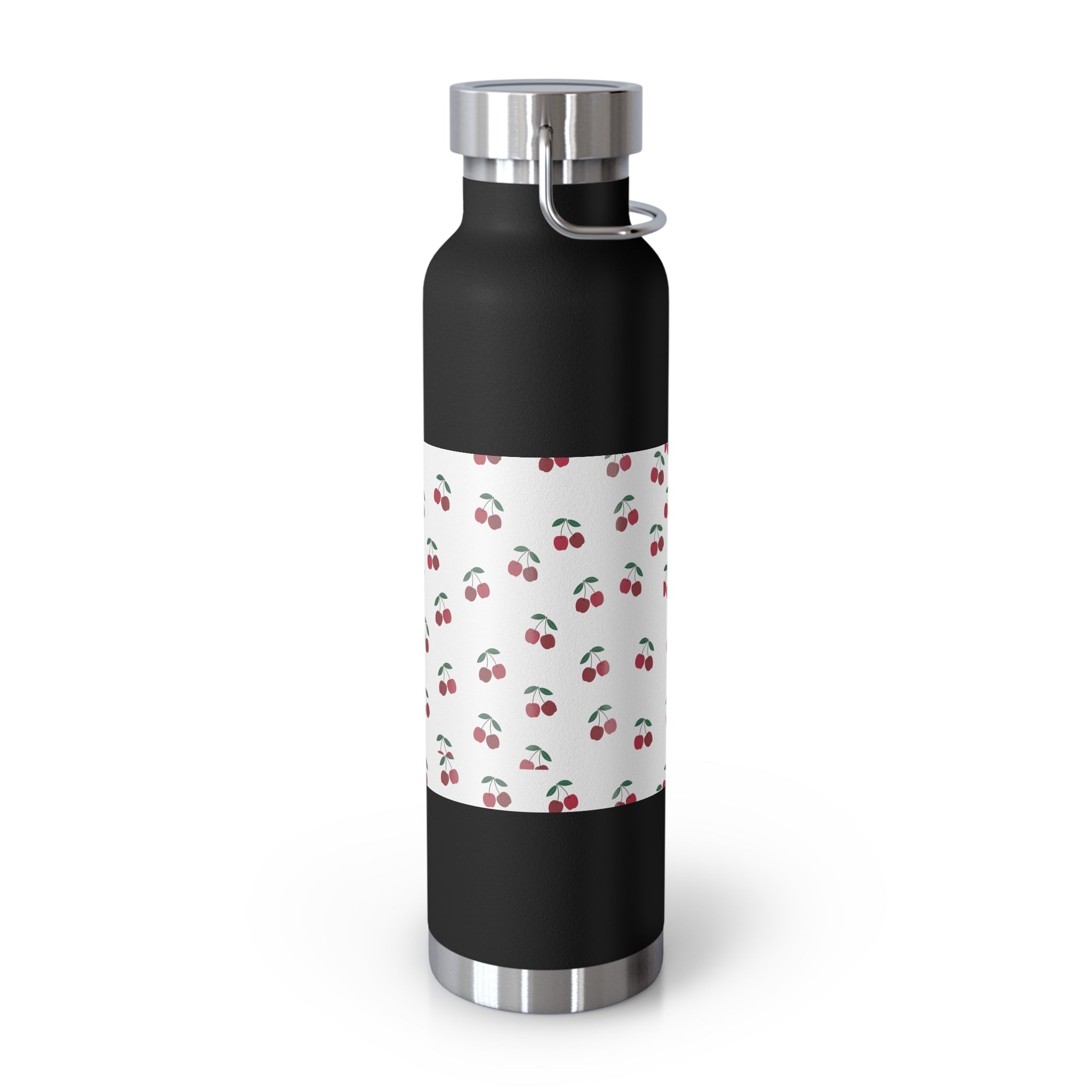 Cherry Pattern 22oz Insulated Water Bottle