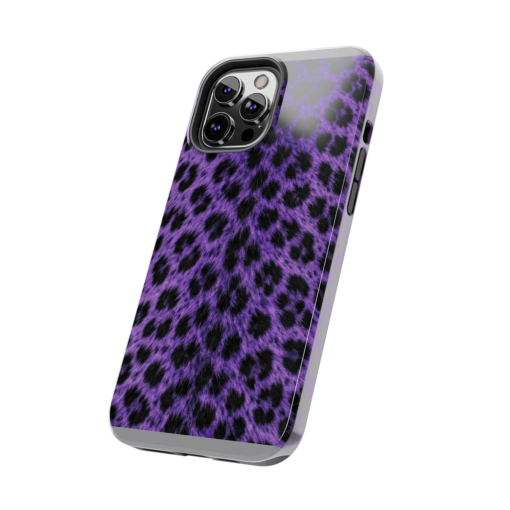 Purple Cheetah Print Phone Case — Tough Protective Cover