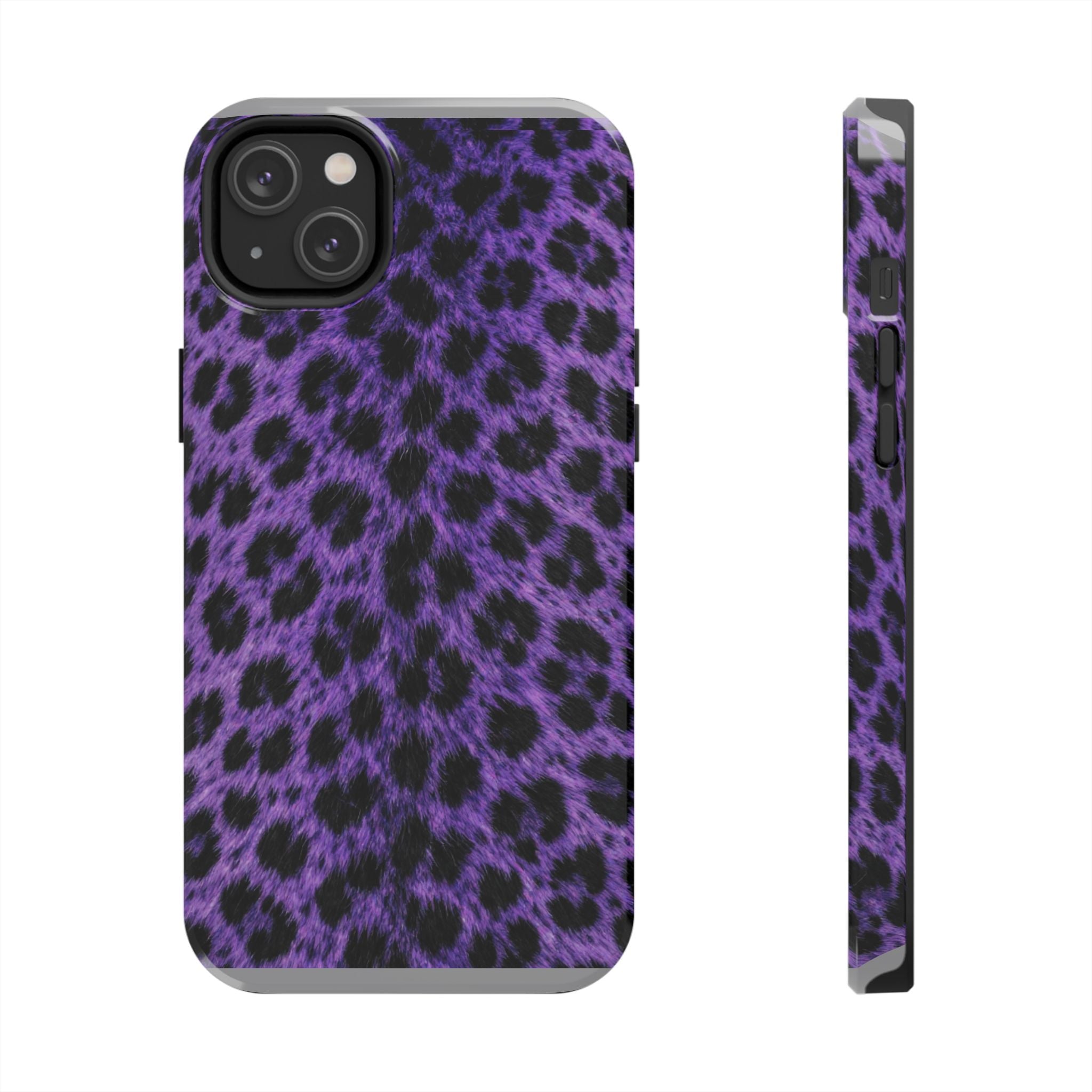 Purple Cheetah Print Phone Case — Tough Protective Cover