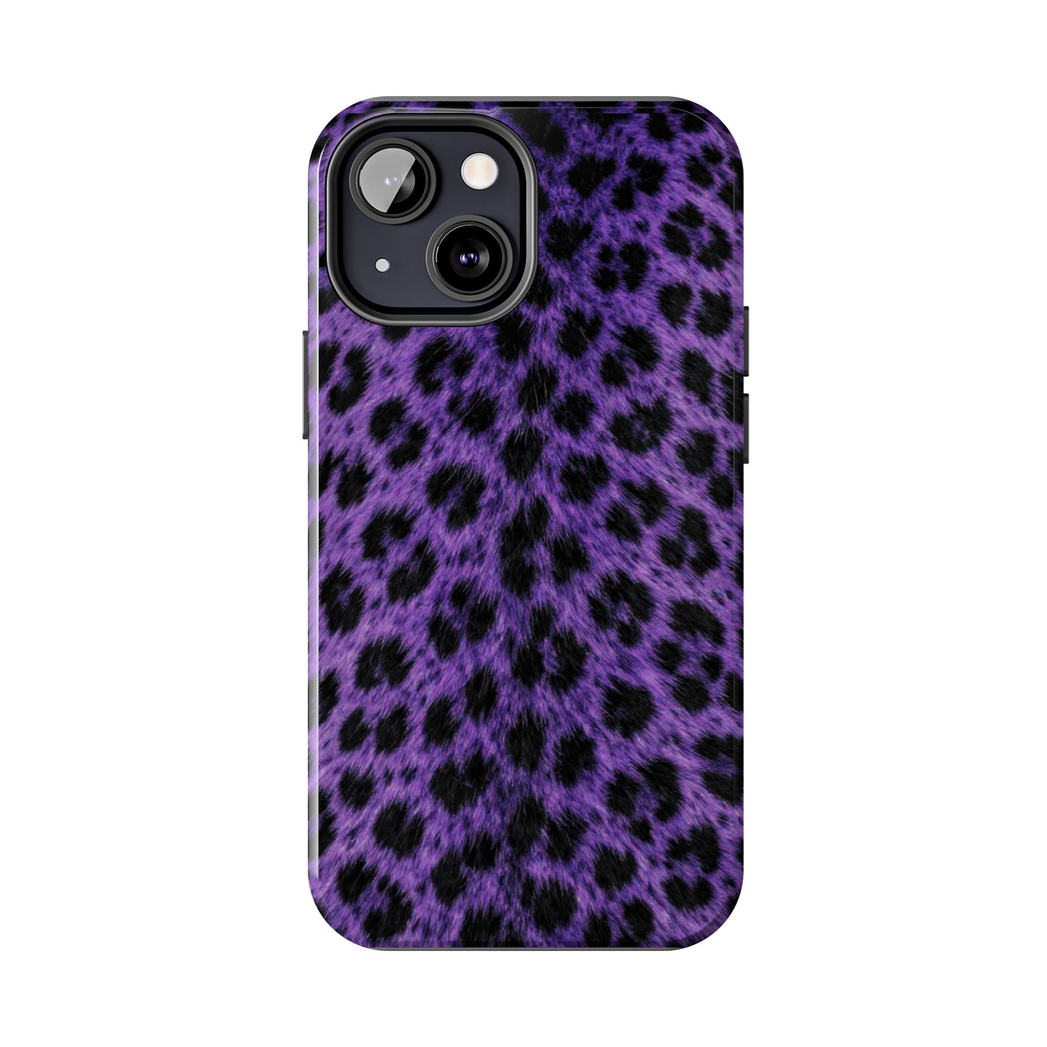 Purple Cheetah Print Phone Case — Tough Protective Cover
