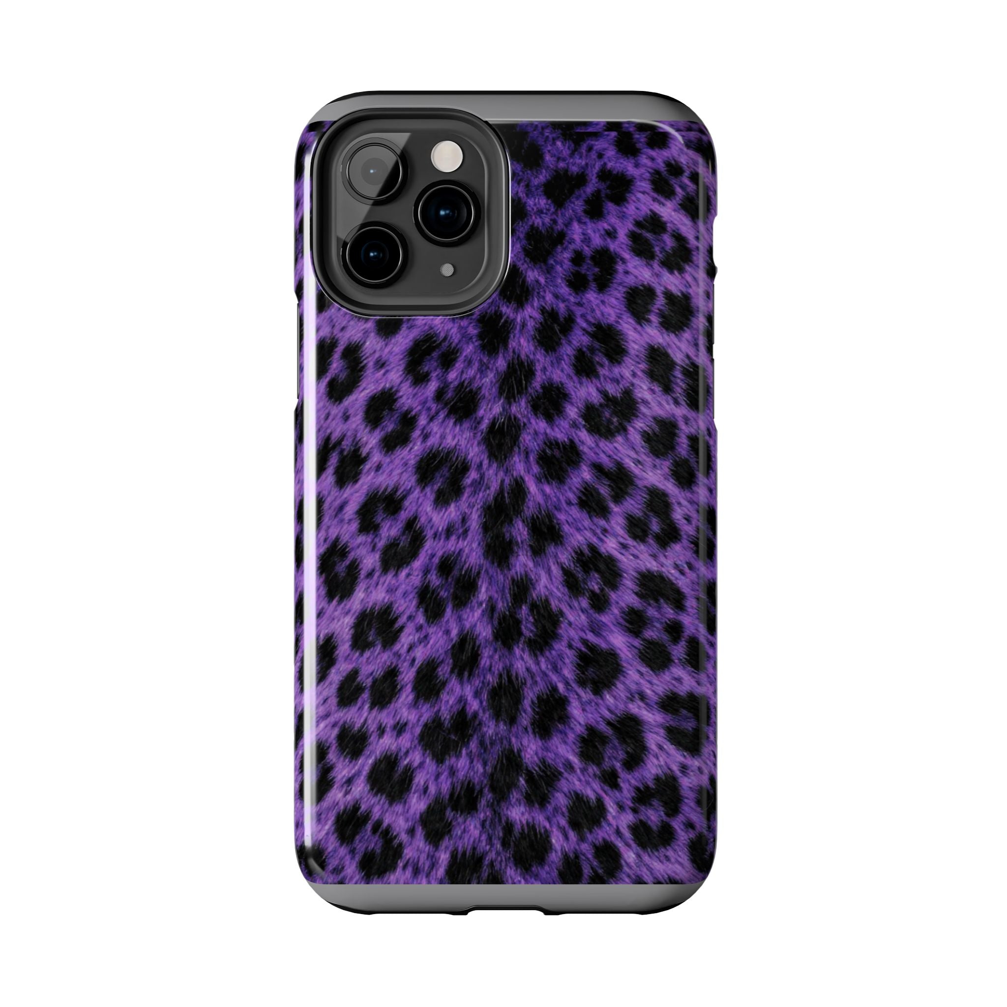 Purple Cheetah Print Phone Case — Tough Protective Cover