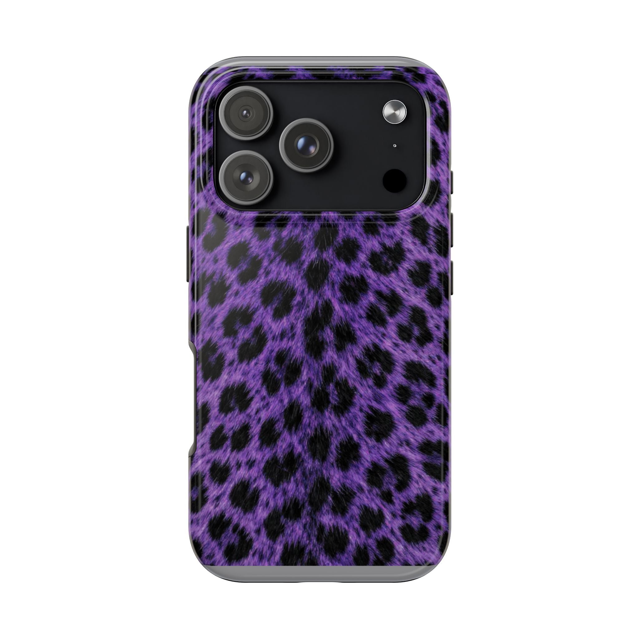 Purple Cheetah Print Phone Case — Tough Protective Cover