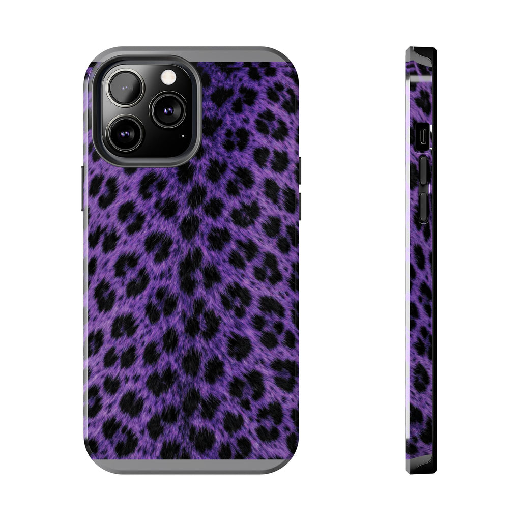 Purple Cheetah Print Phone Case — Tough Protective Cover