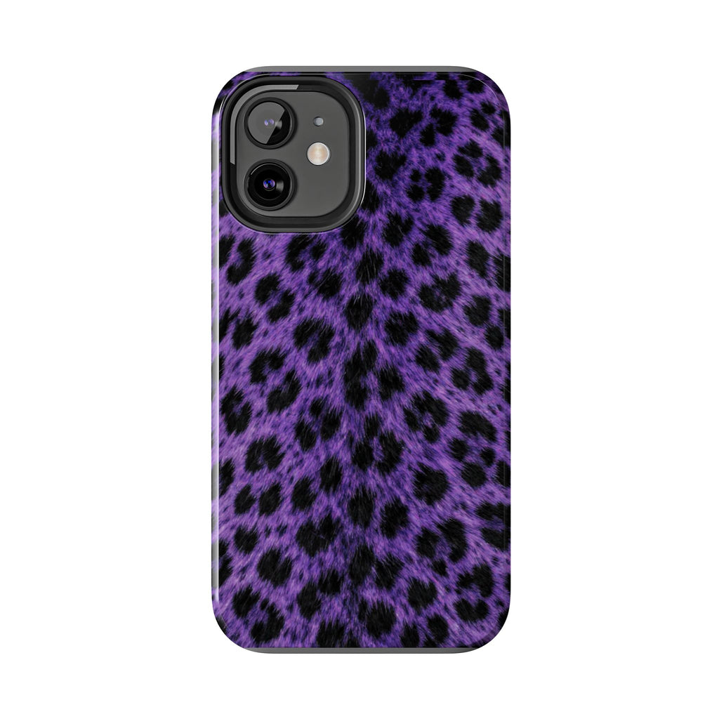 Purple Cheetah Print Phone Case — Tough Protective Cover