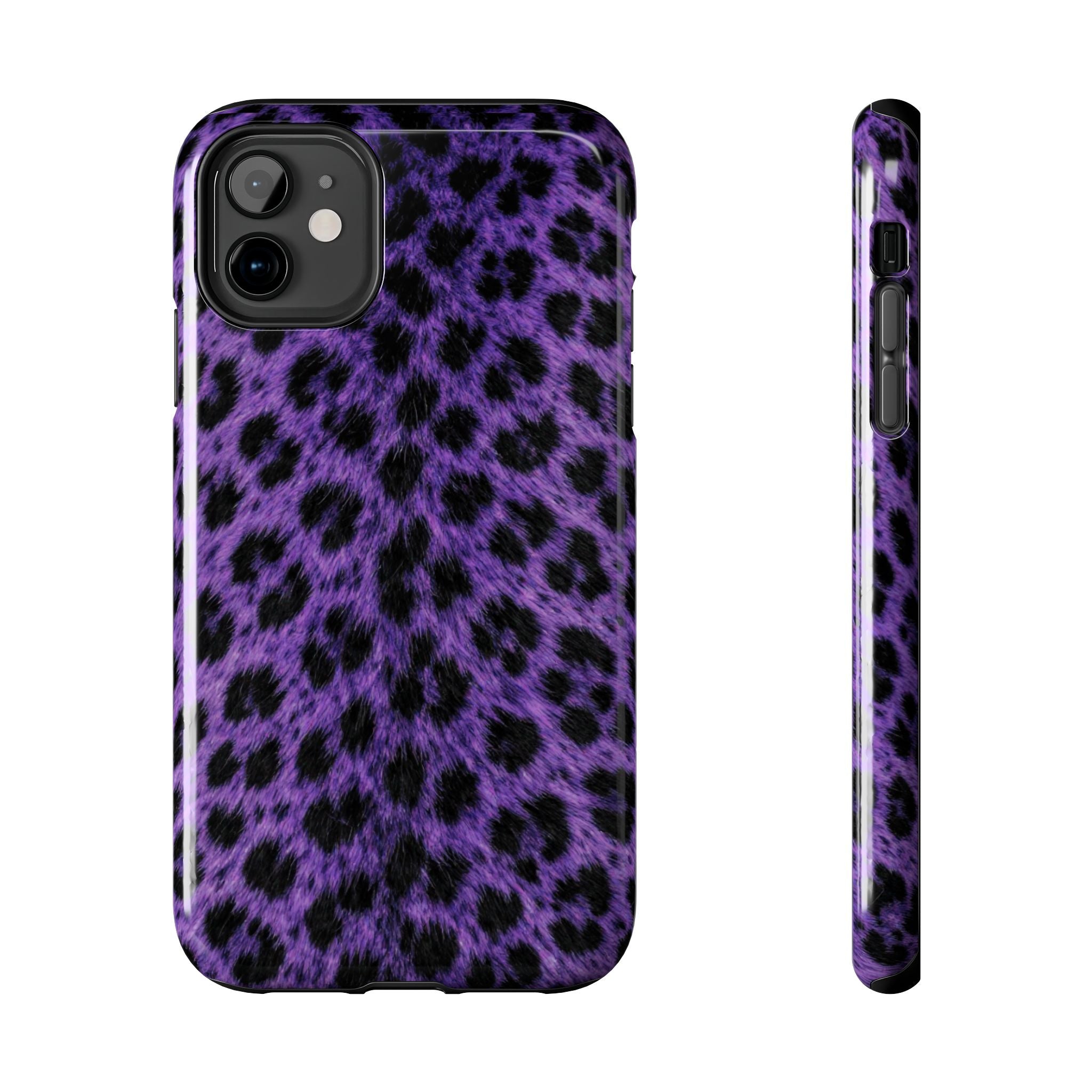 Purple Cheetah Print Phone Case — Tough Protective Cover
