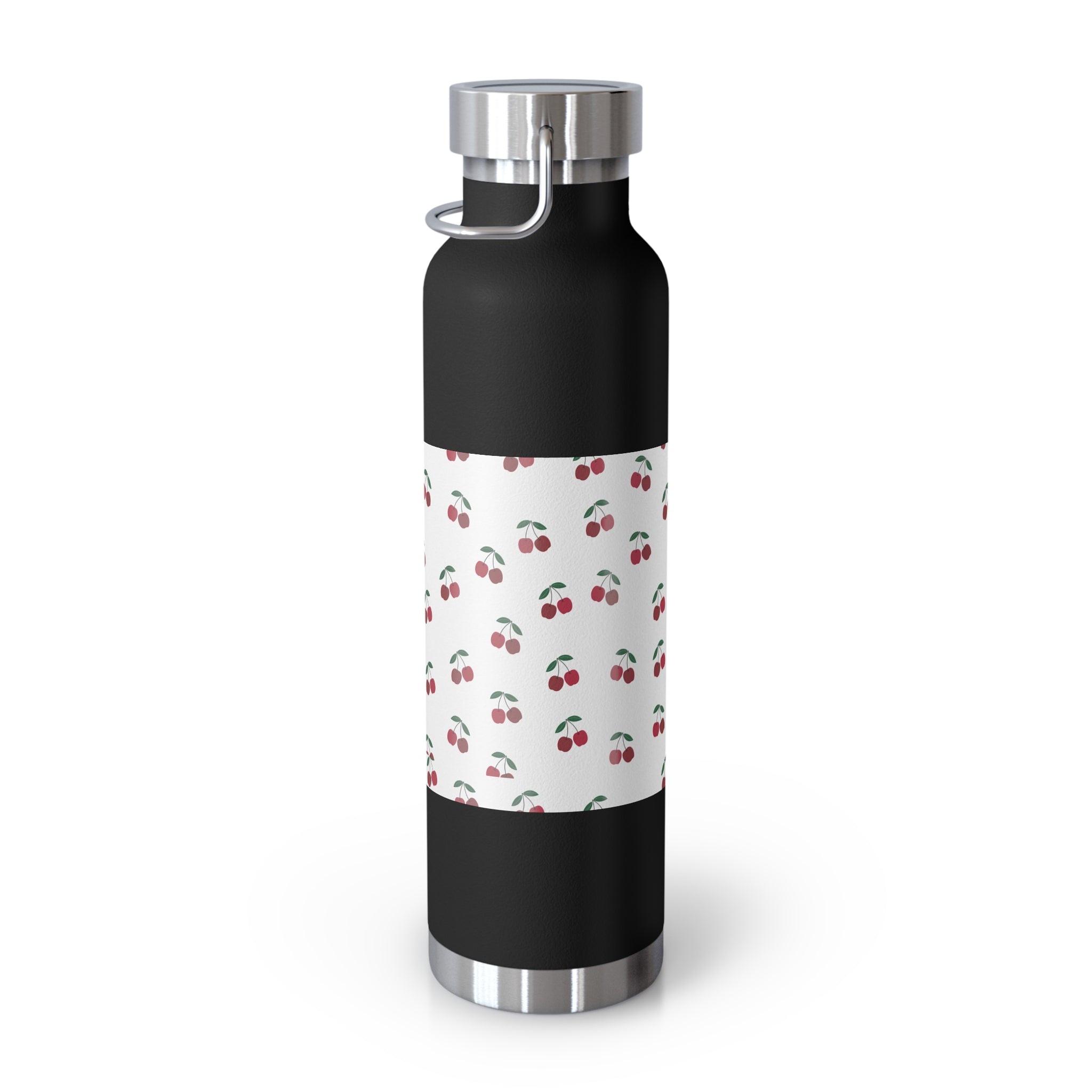 Cherry Pattern 22oz Insulated Water Bottle