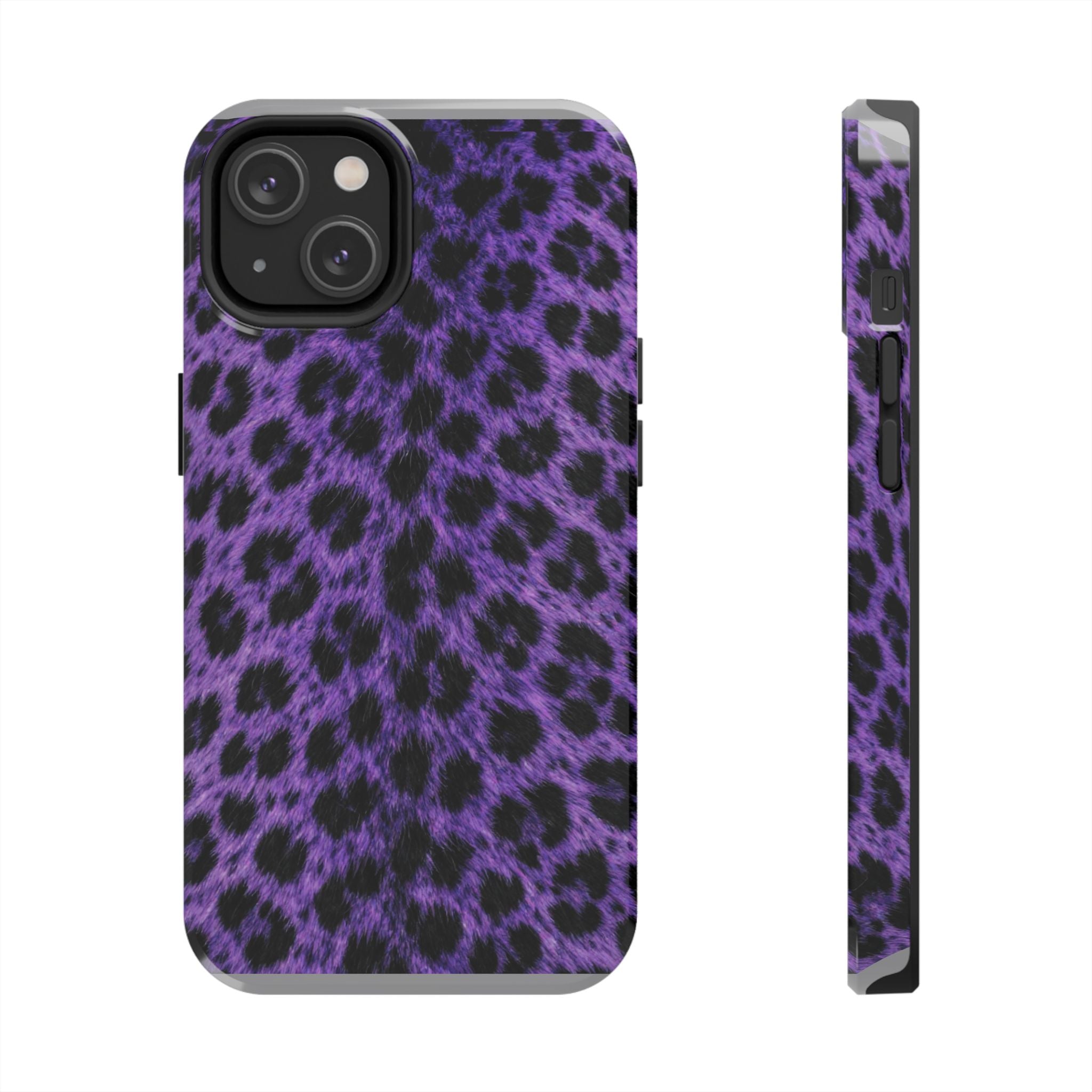 Purple Cheetah Print Phone Case — Tough Protective Cover