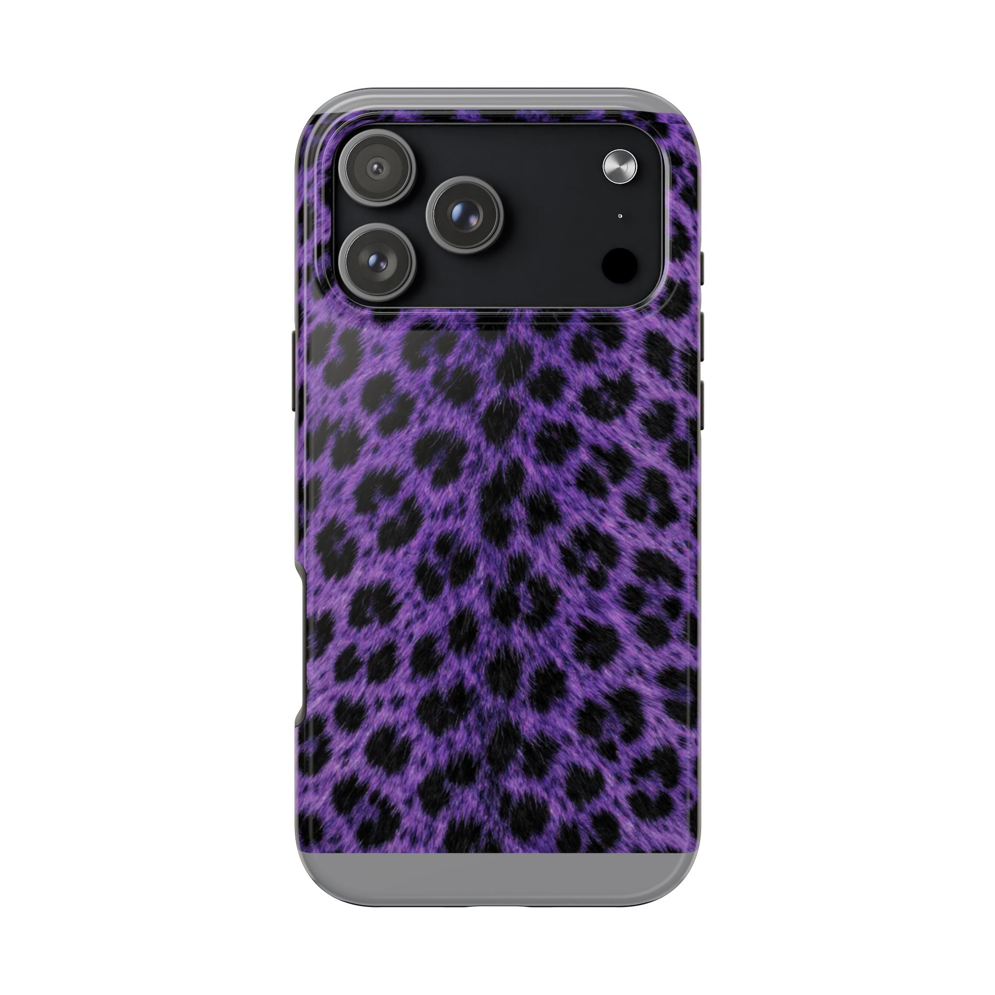 Purple Cheetah Print Phone Case — Tough Protective Cover