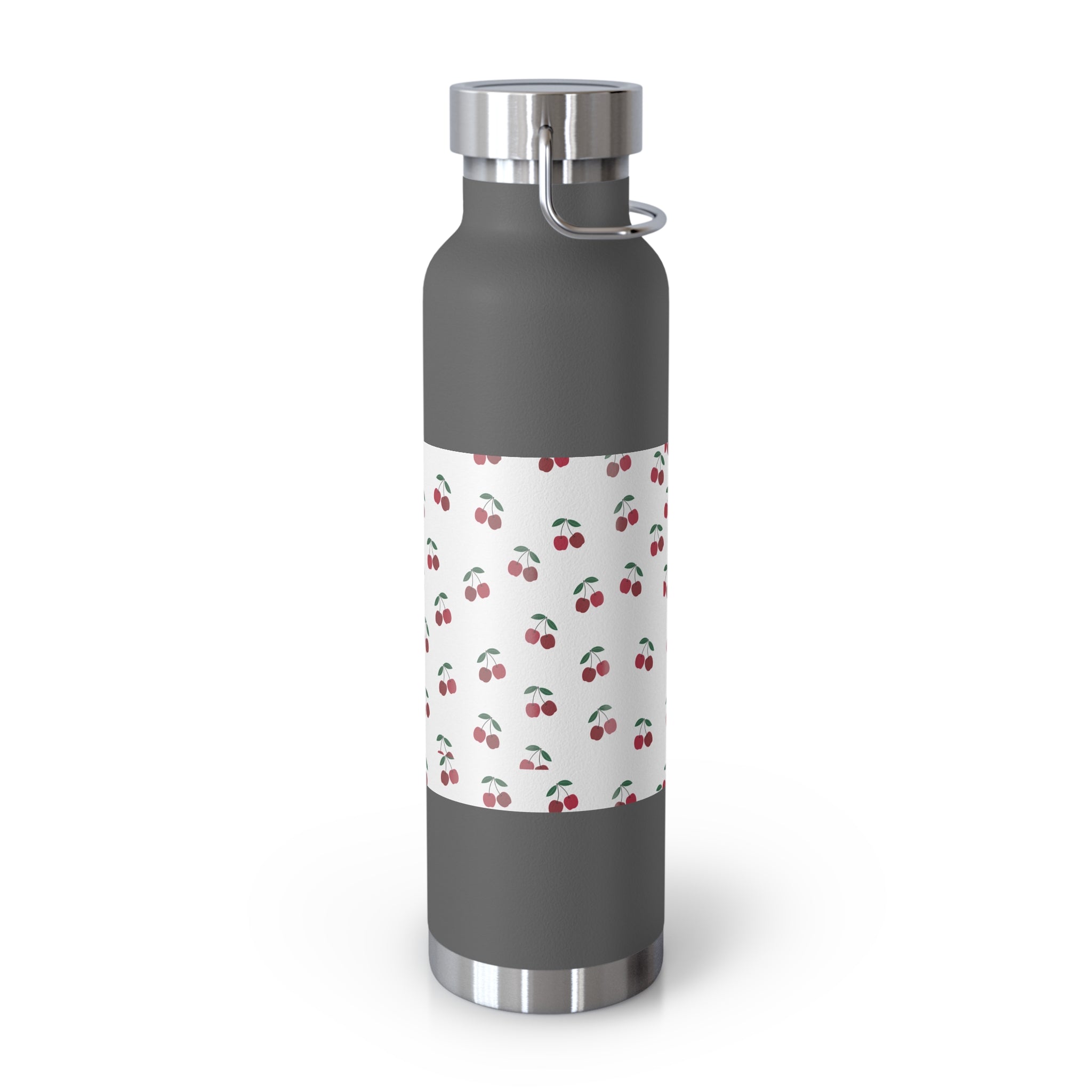 Cherry Pattern 22oz Insulated Water Bottle