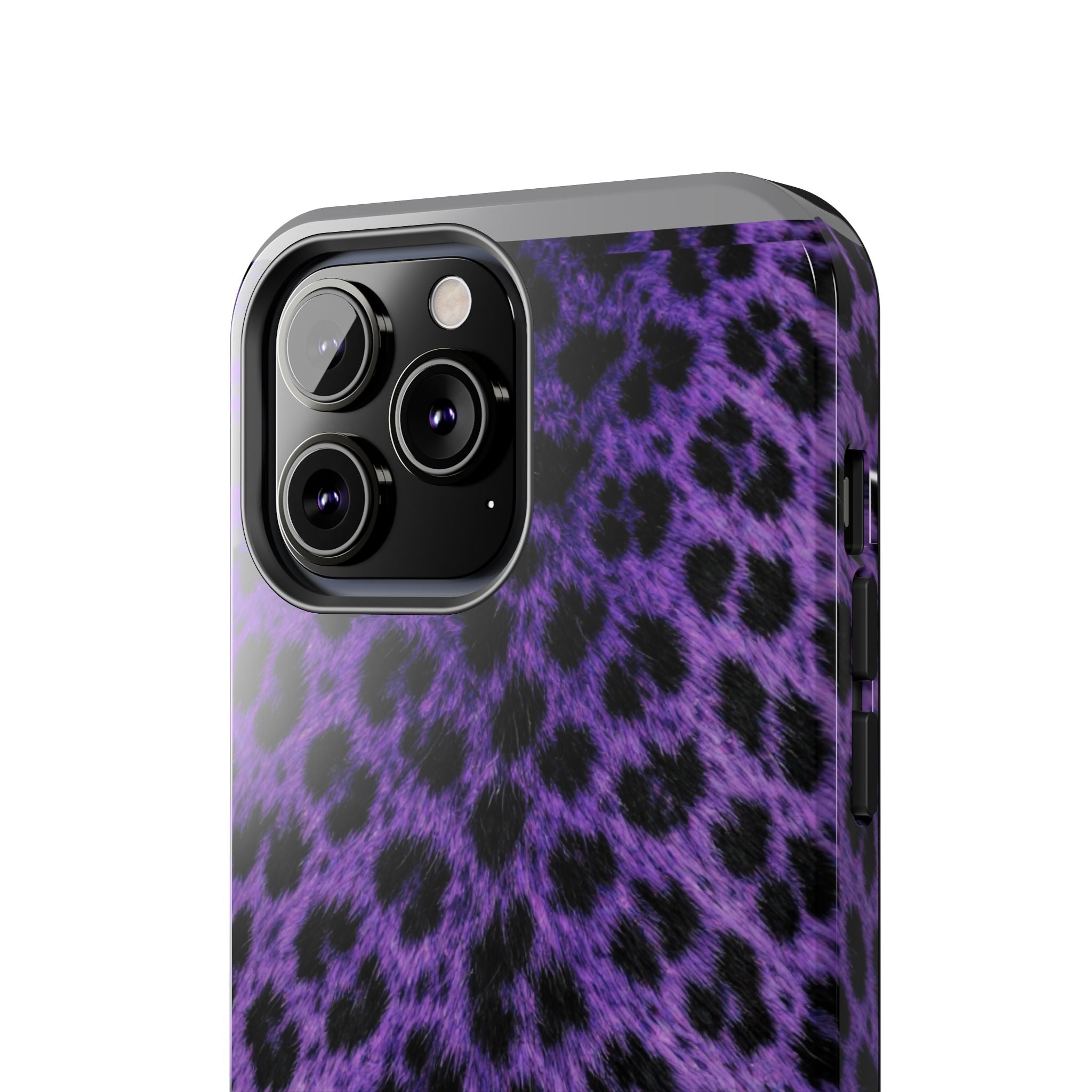 Purple Cheetah Print Phone Case — Tough Protective Cover