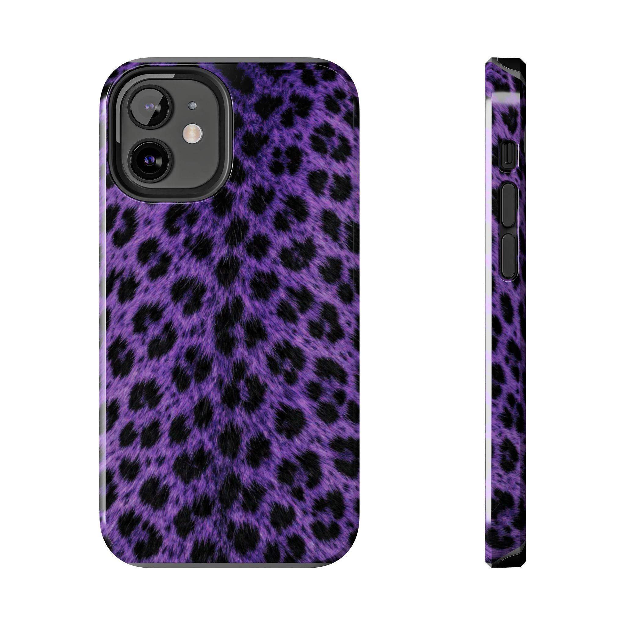 Purple Cheetah Print Phone Case — Tough Protective Cover