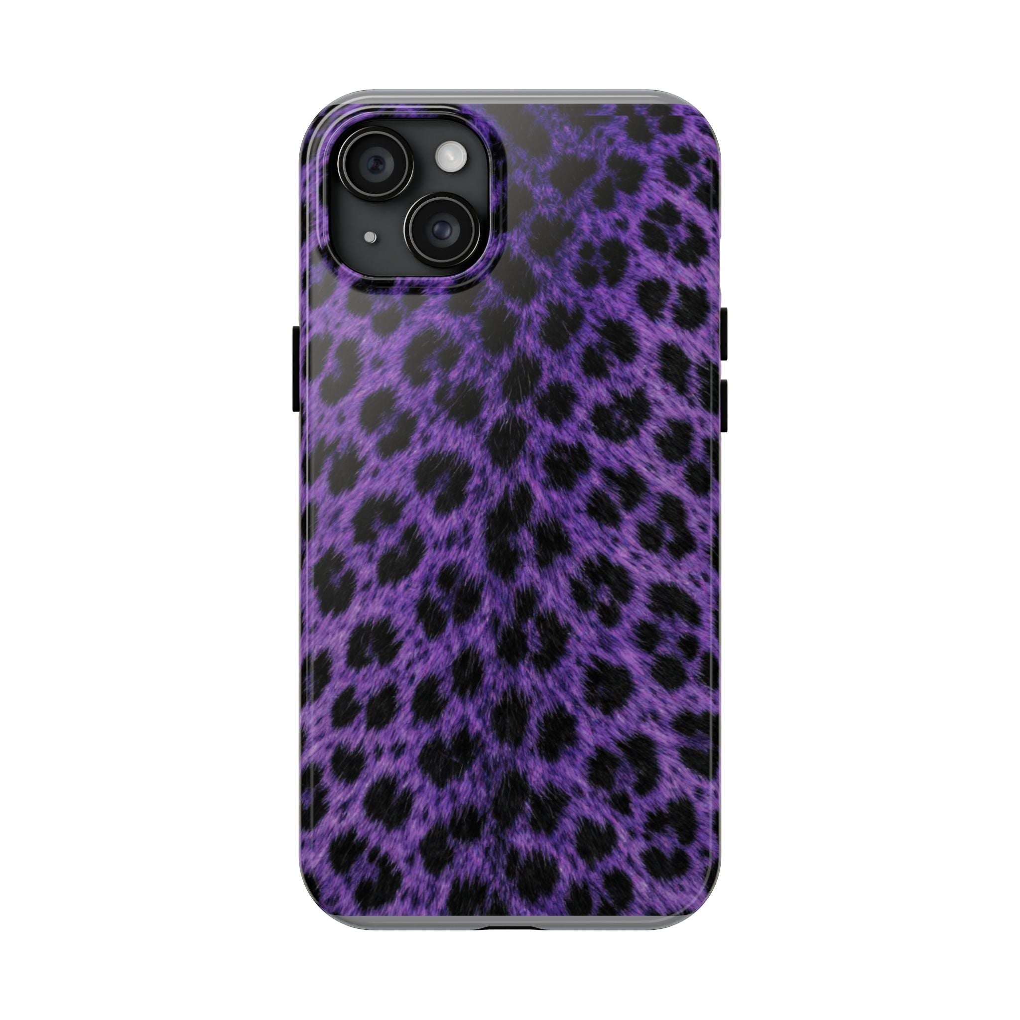 Purple Cheetah Print Phone Case — Tough Protective Cover