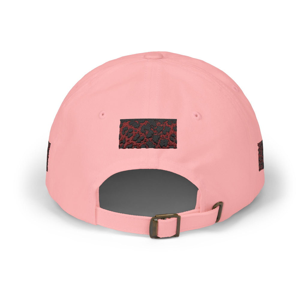 Red Leopard Patch Dad Cap