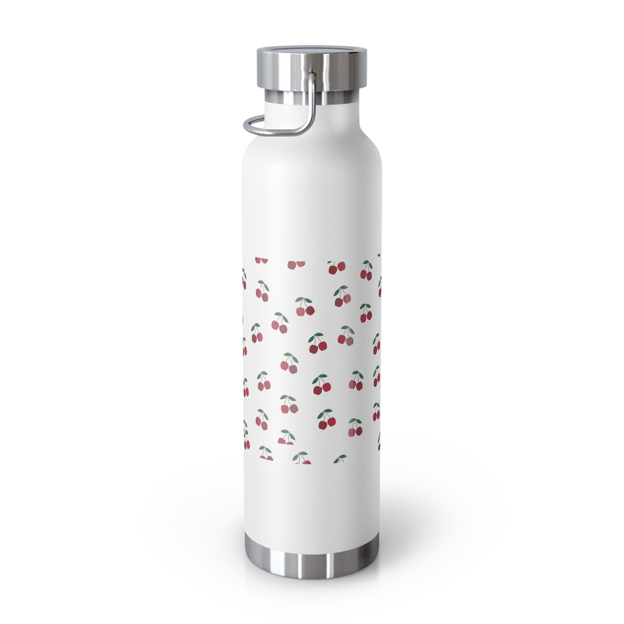 Cherry Pattern 22oz Insulated Water Bottle