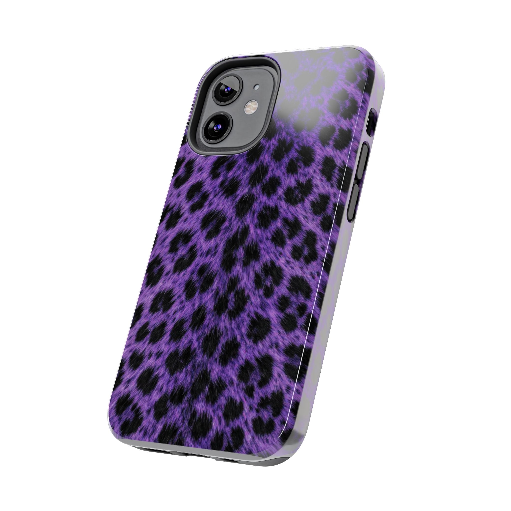 Purple Cheetah Print Phone Case — Tough Protective Cover