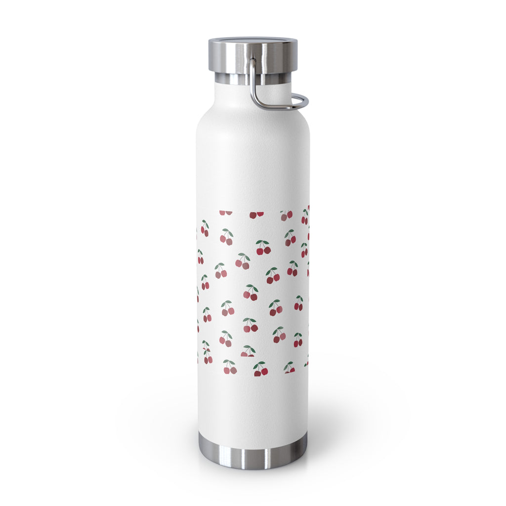 Cherry Pattern 22oz Insulated Water Bottle