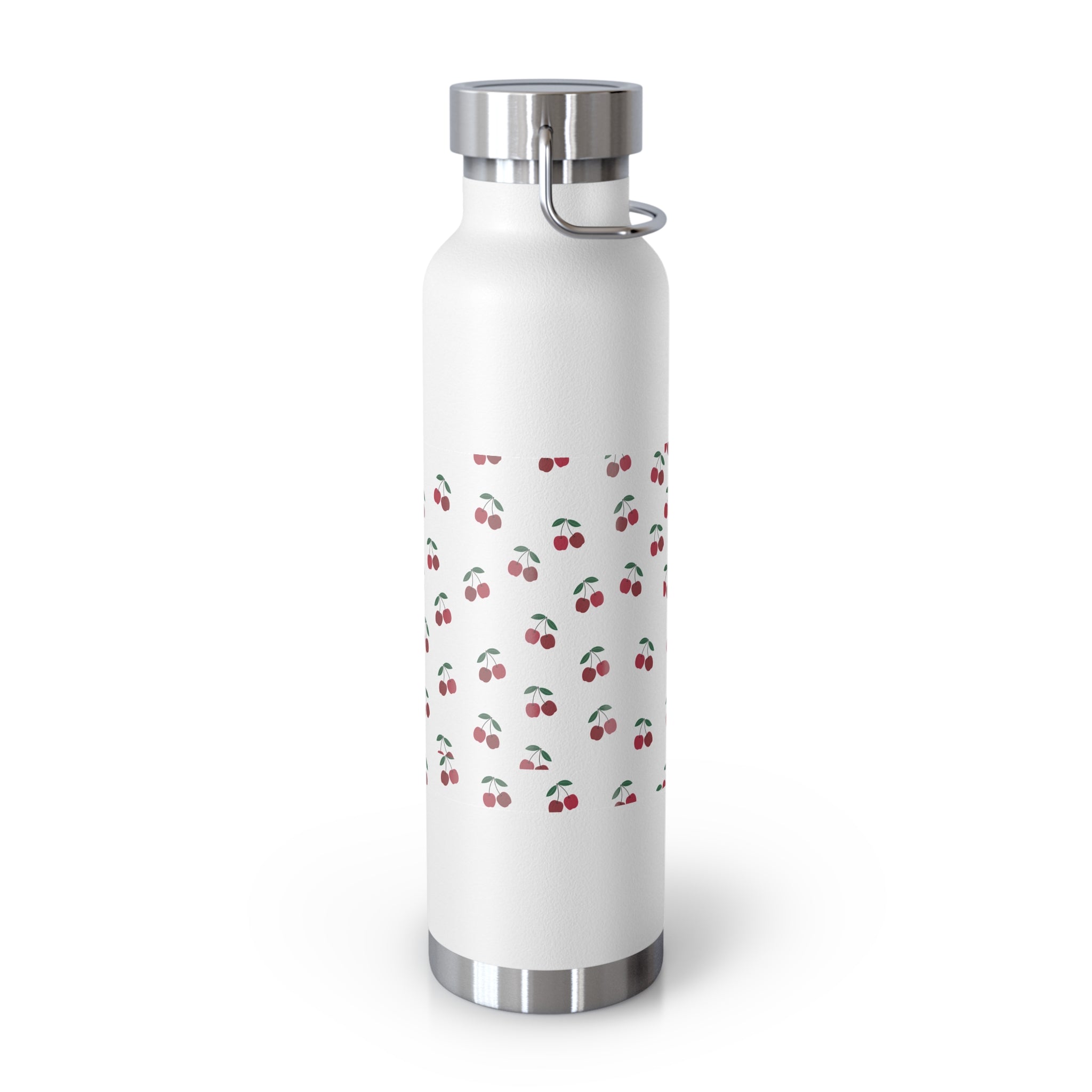 Cherry Pattern 22oz Insulated Water Bottle