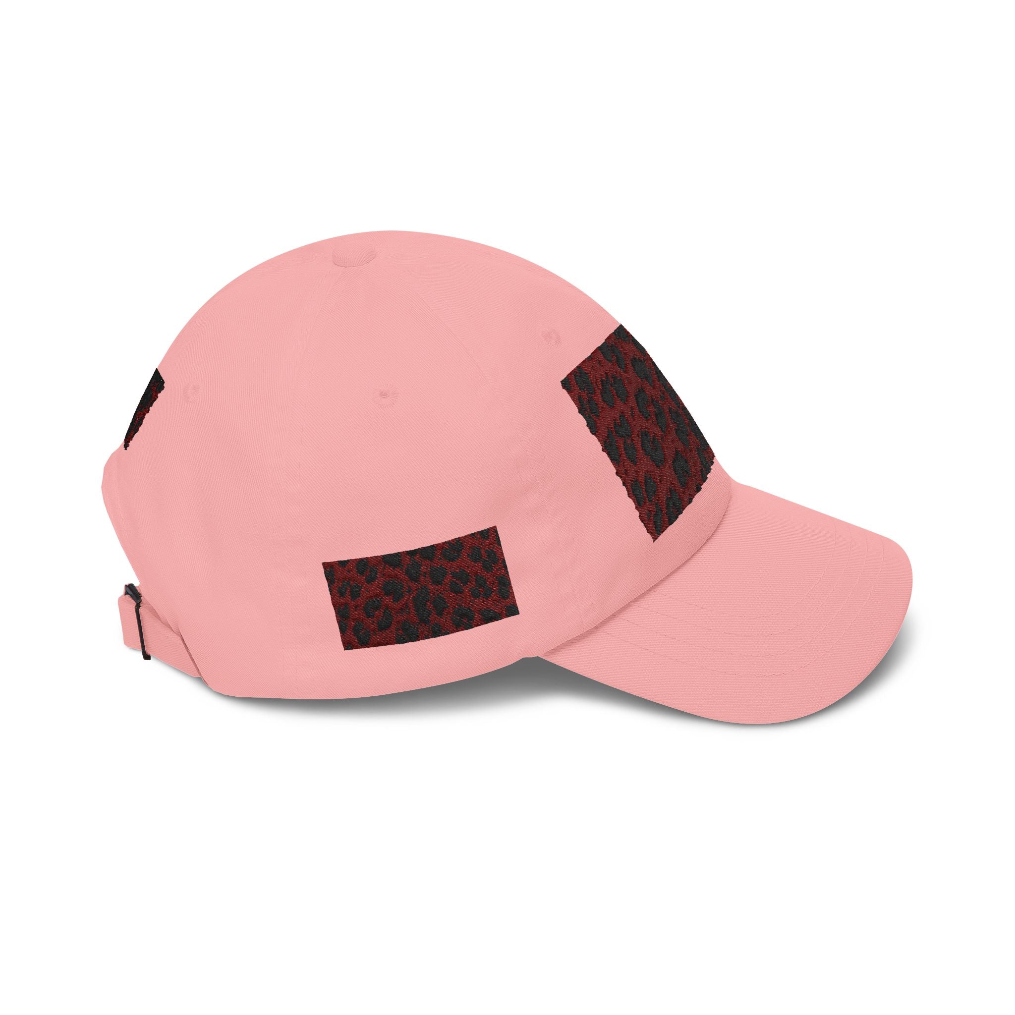 Red Leopard Patch Dad Cap