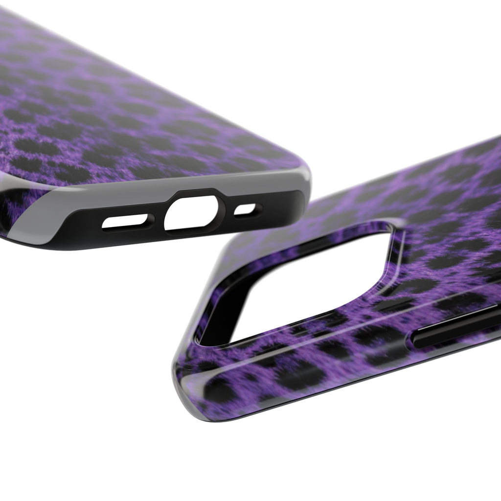Purple Cheetah Print Phone Case — Tough Protective Cover