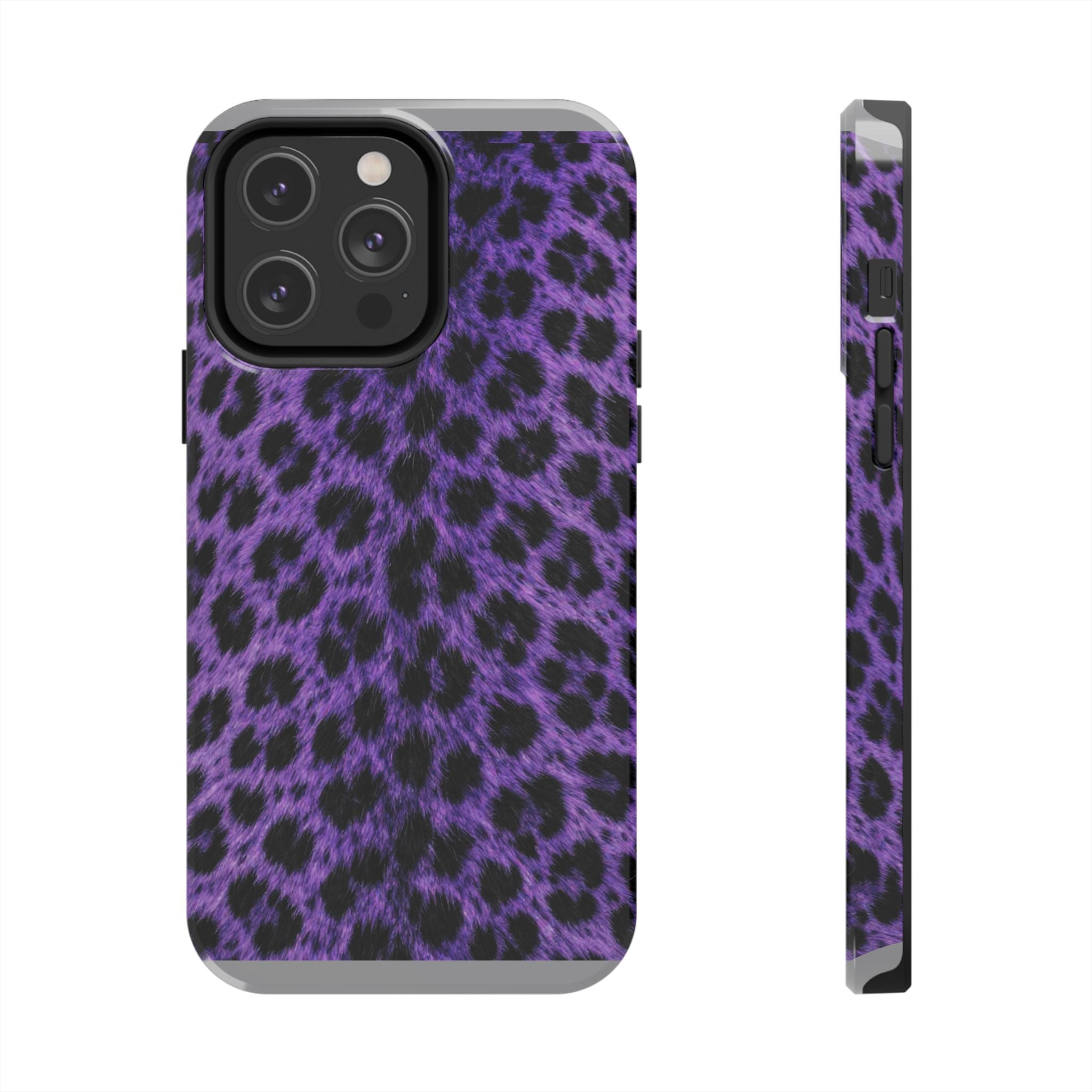 Purple Cheetah Print Phone Case — Tough Protective Cover