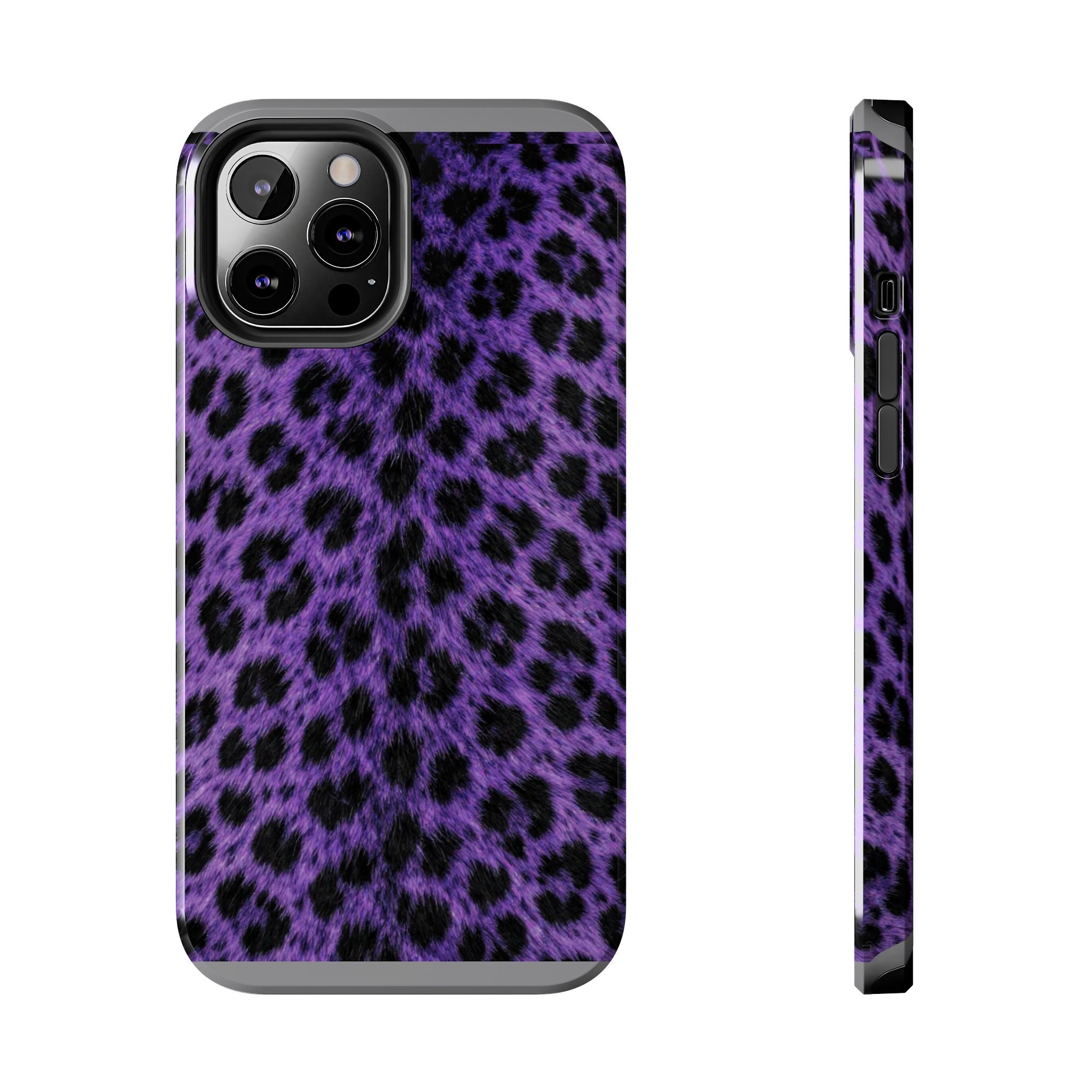 Purple Cheetah Print Phone Case — Tough Protective Cover