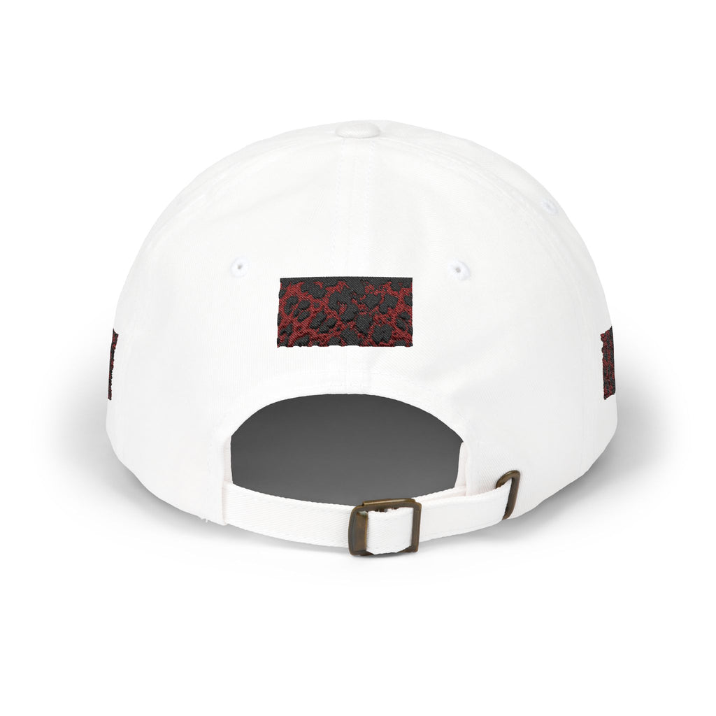 Red Leopard Patch Dad Cap