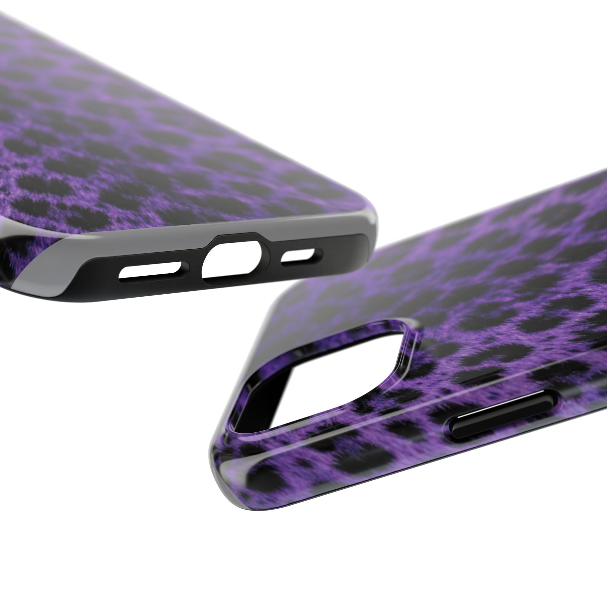 Purple Cheetah Print Phone Case — Tough Protective Cover