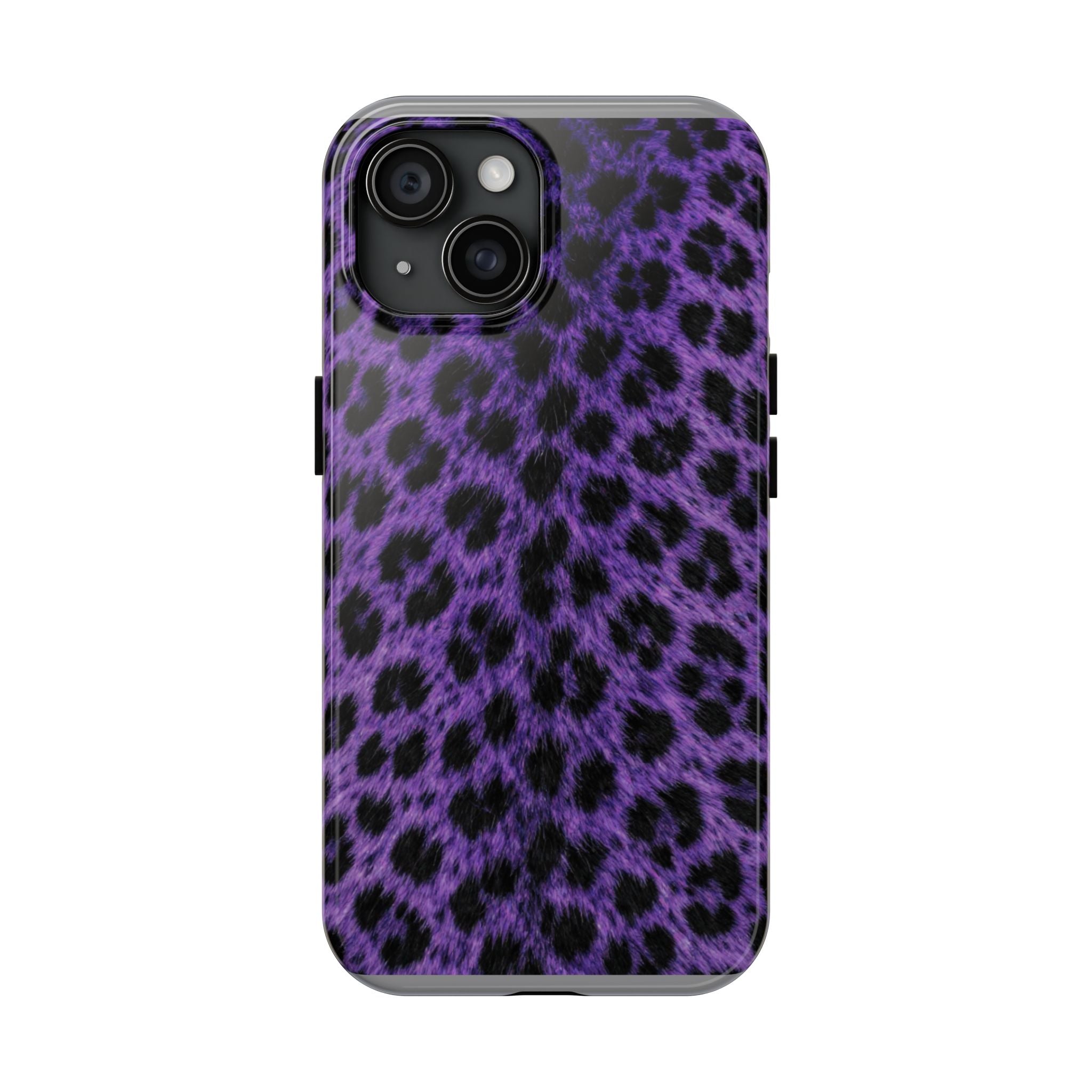Purple Cheetah Print Phone Case — Tough Protective Cover