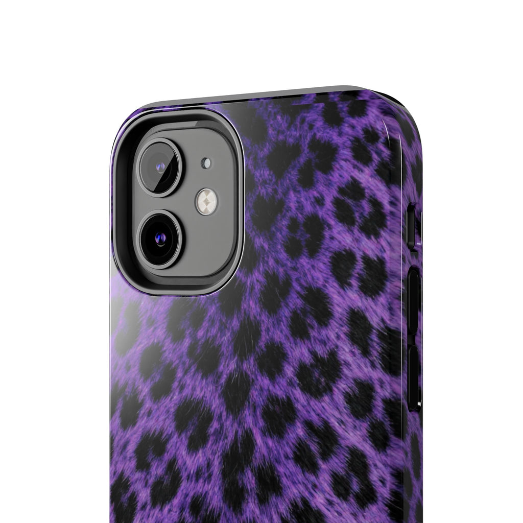 Purple Cheetah Print Phone Case — Tough Protective Cover