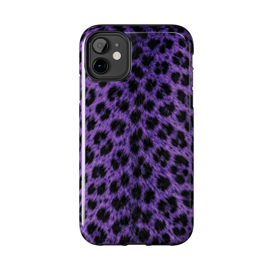 Purple Cheetah Print Phone Case — Tough Protective Cover