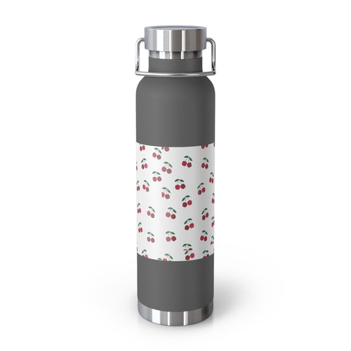 Cherry Pattern 22oz Insulated Water Bottle