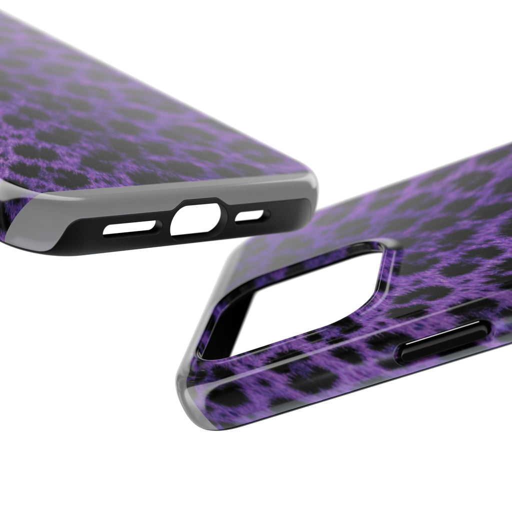Purple Cheetah Print Phone Case — Tough Protective Cover
