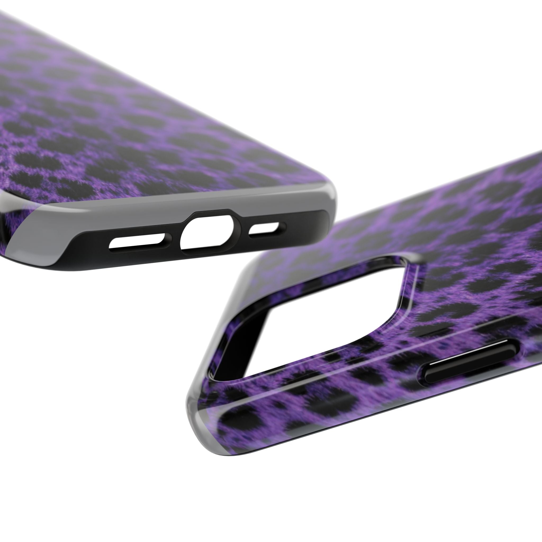 Purple Cheetah Print Phone Case — Tough Protective Cover