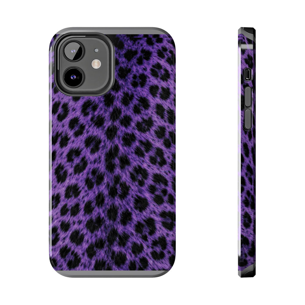 Purple Cheetah Print Phone Case — Tough Protective Cover