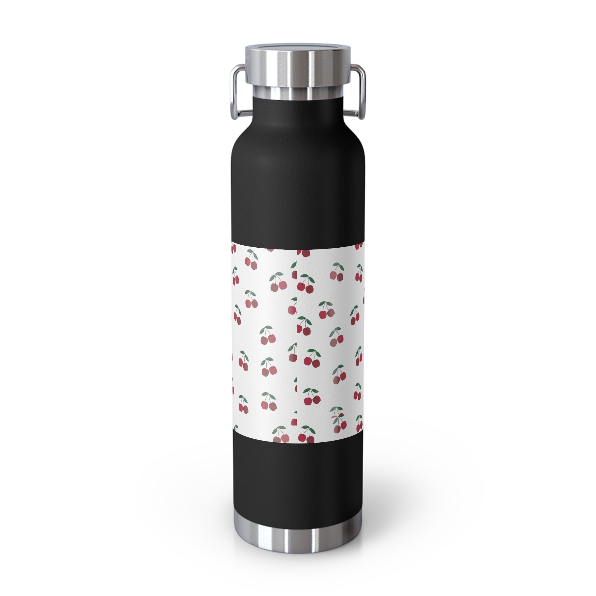 Cherry Pattern 22oz Insulated Water Bottle