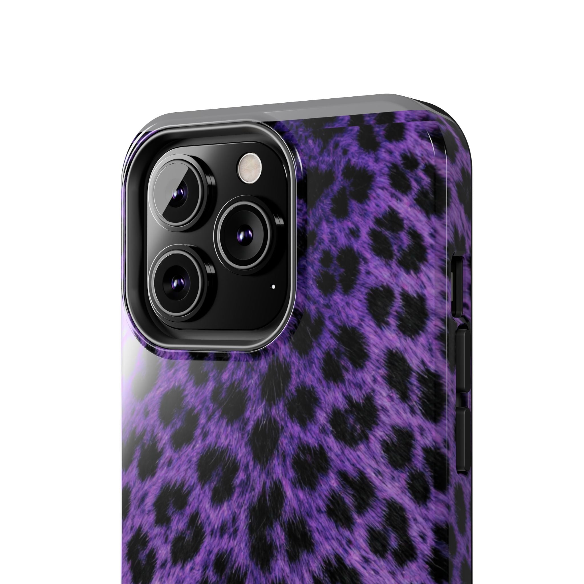 Purple Cheetah Print Phone Case — Tough Protective Cover