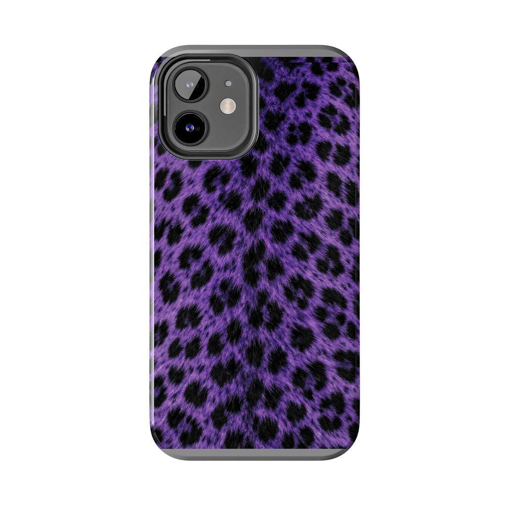 Purple Cheetah Print Phone Case — Tough Protective Cover