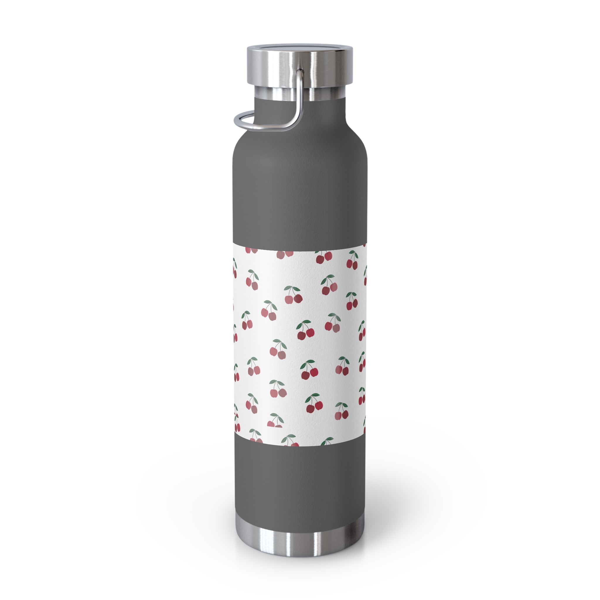 Cherry Pattern 22oz Insulated Water Bottle